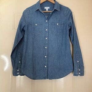 Nordstrom Light Blue Denim Shirt size XS